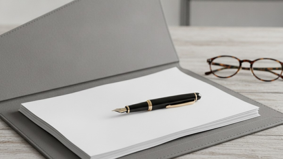 uk-visa-application-supporting-documents-guidance An applicant arranging passports, bank statements and certificates into a UK visa document file.