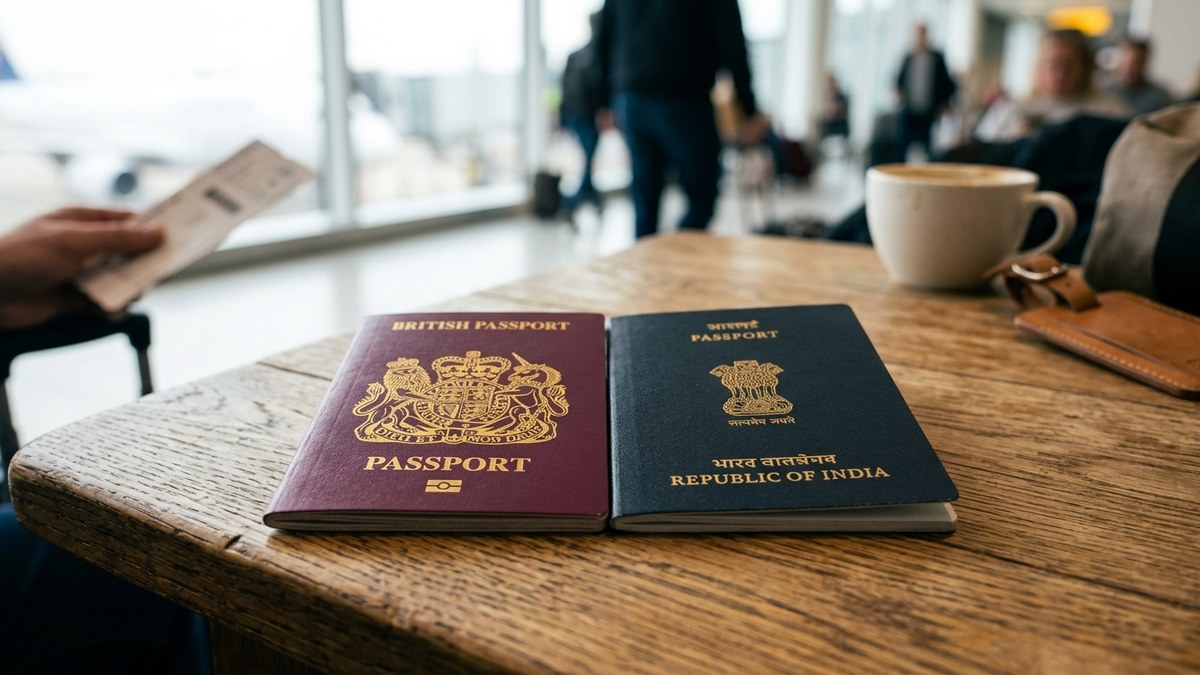British citizenship for Indian nationals: the benefits and the passport question A British passport and an Indian passport side by side on a table, illustrating an Indian national moving from Indian to British nationality.