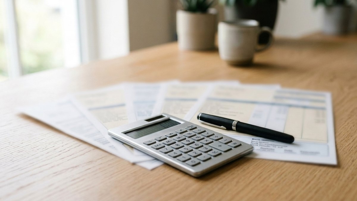 Category A spouse visa financial requirement Payslips, a bank statement and an employer letter laid out on a desk, the documents used to evidence Category A income for a UK spouse visa financial requirement.